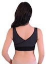Sankon Patent Premium Aloe Vera Bra With Stream Lace, Black
