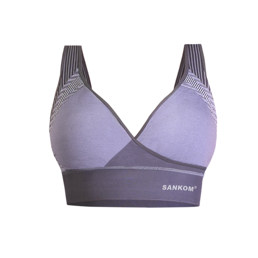 Sankom Patent Bamboo Bra For Back Support, Grey
