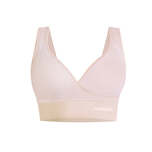 Sankon Patent Cooling Effect Bra For Back Support, Beige
