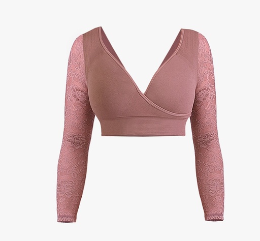 Sankom Patent Bra With 3/4 Sleeves